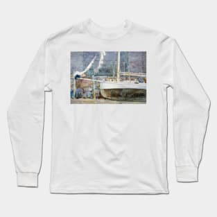 Drydock, Gloucester by Childe Hassam Long Sleeve T-Shirt